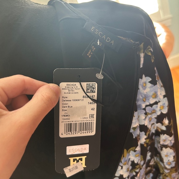 Escada Floral Maxi Dress - Picture 4 of 5